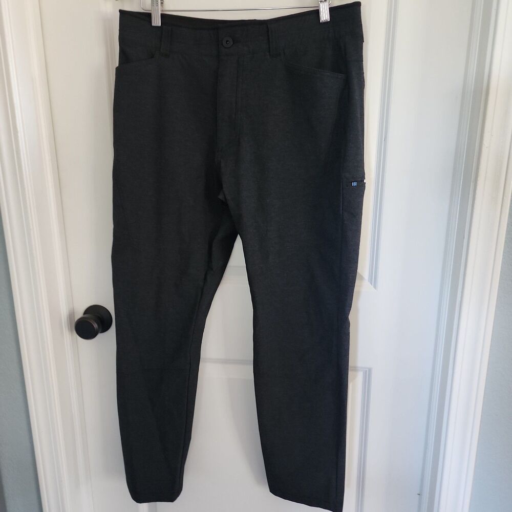 Kuhl Deceptr Pants Mens 34x30 Black Tuff Lite Stretch Hiking Outdoor Casual 5261